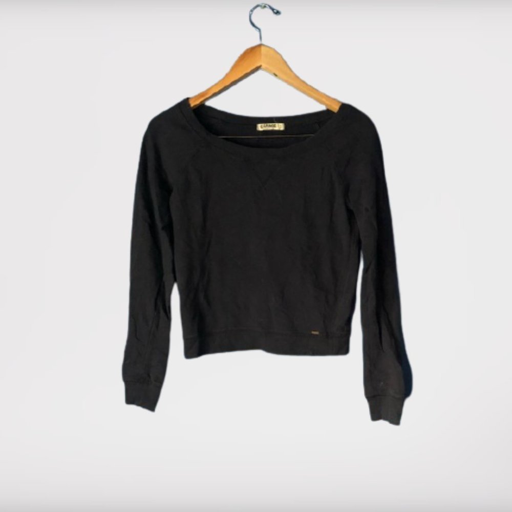 Garage Black Long Sleeve Top